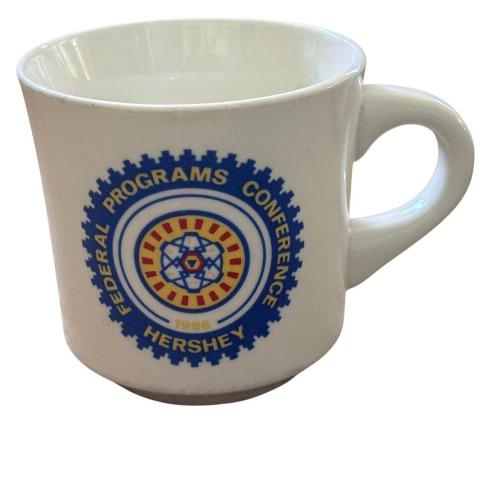 Vintage 1986 PAFPC Federal Programs Conference Coffee Mug - Hershey PA